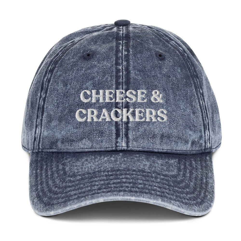 Cheese & Crackers Vintage Dad Hat - ninanush