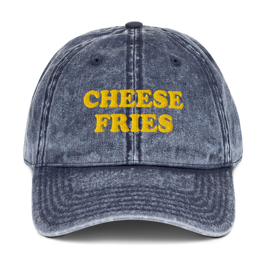 Cheese Fries Vintage Dad Hat - ninanush