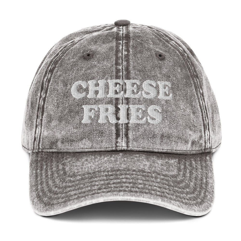 Cheese Fries Vintage Dad Hat - ninanush