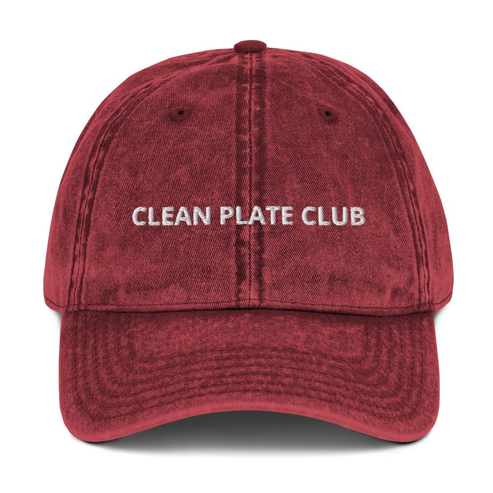 Clean Plate Club Vintage Dad Hat - ninanush