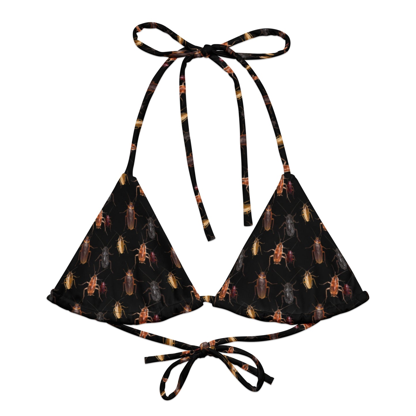 Cockroach Recycled Bikini Top - ninanush