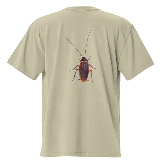 Cockroach Shirt – Urban Wildlife Oversized Graphic Tee - ninanush