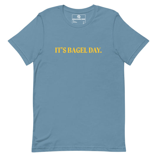 Colorful It's Bagel Day T-Shirt - ninanush