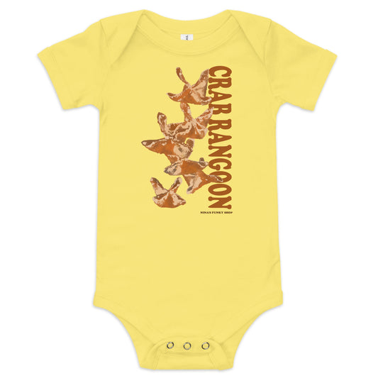 Crab Rangoon Baby Short Sleeve Onesie - ninanush