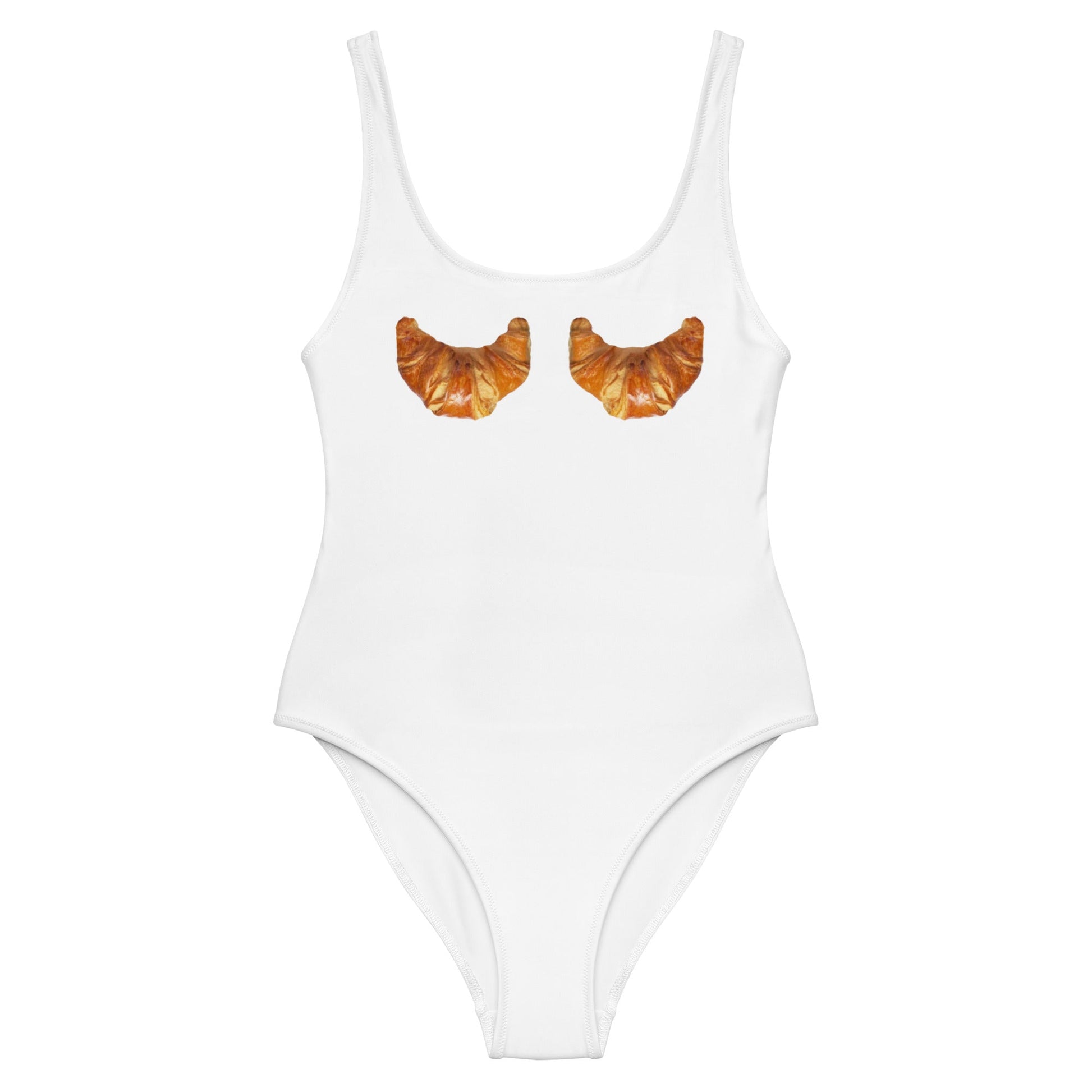Croissant Boobs One-Piece Swimsuit - ninanush
