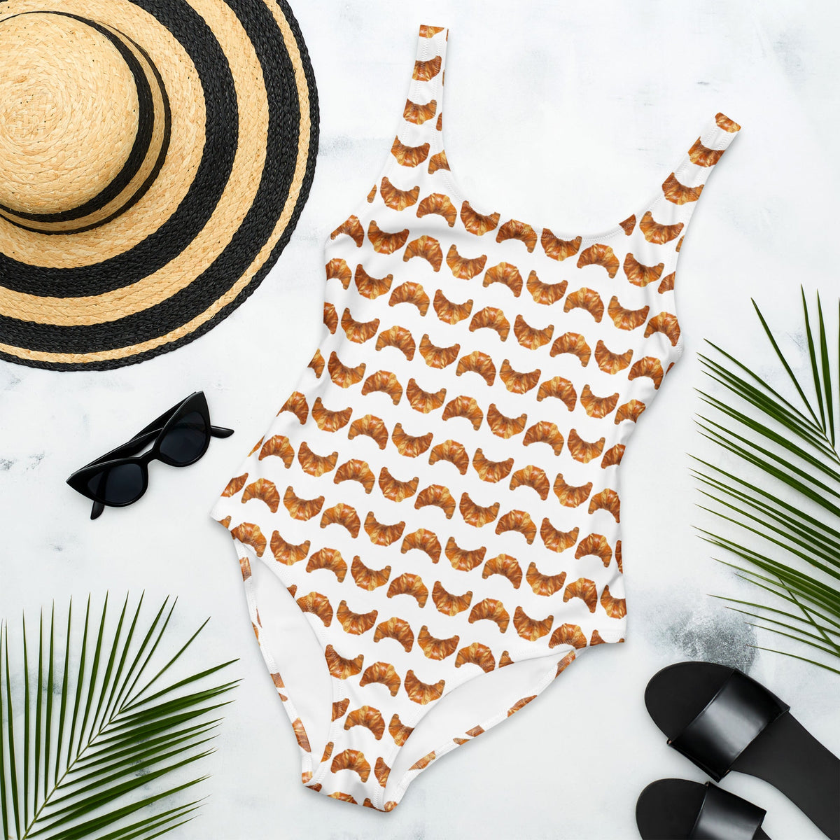 Croissant One-Piece Swimsuit - ninanush