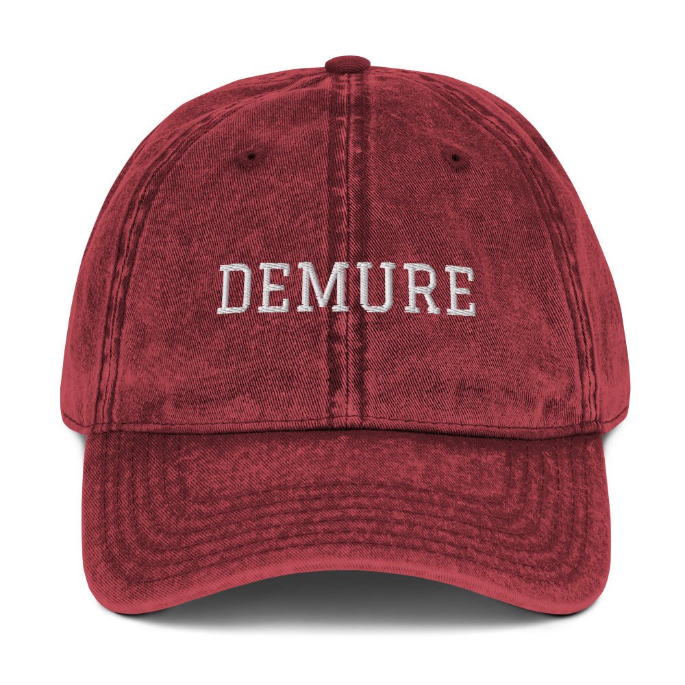 Demure Vintage Dad Hat - ninanush