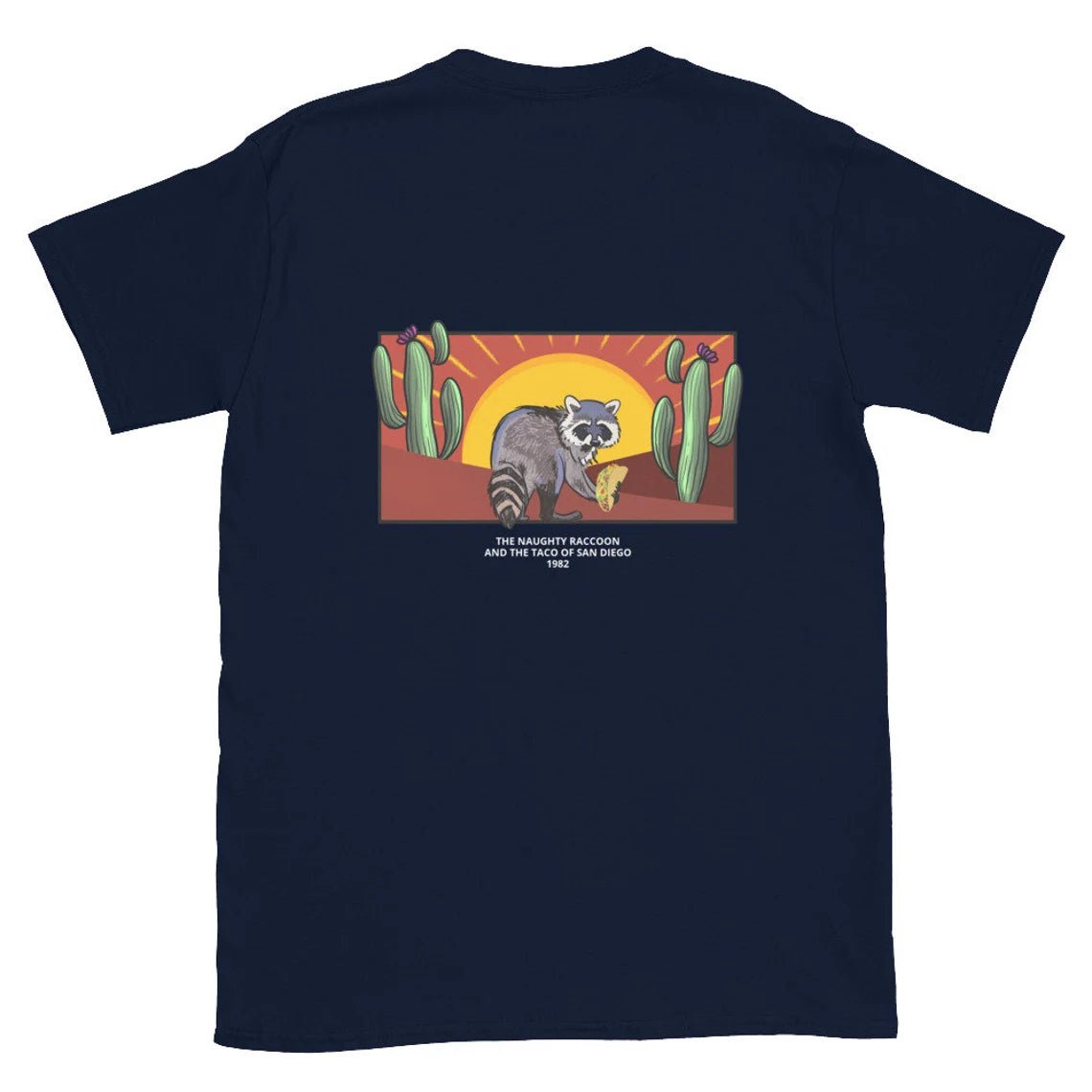 Desert Raccoon Taco T-Shirt - ninanush