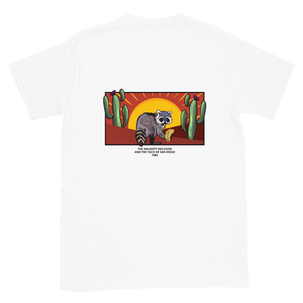 Desert Raccoon Taco T-Shirt - ninanush