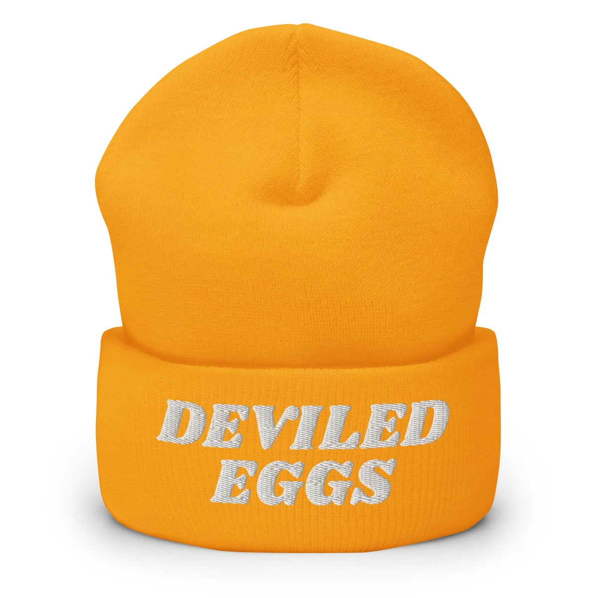 Deviled Eggs Cuffed Beanie - ninanush