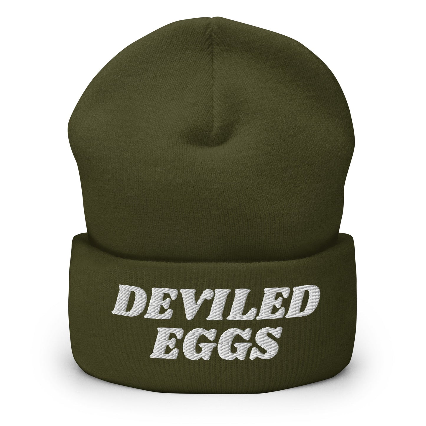 Deviled Eggs Cuffed Beanie - ninanush