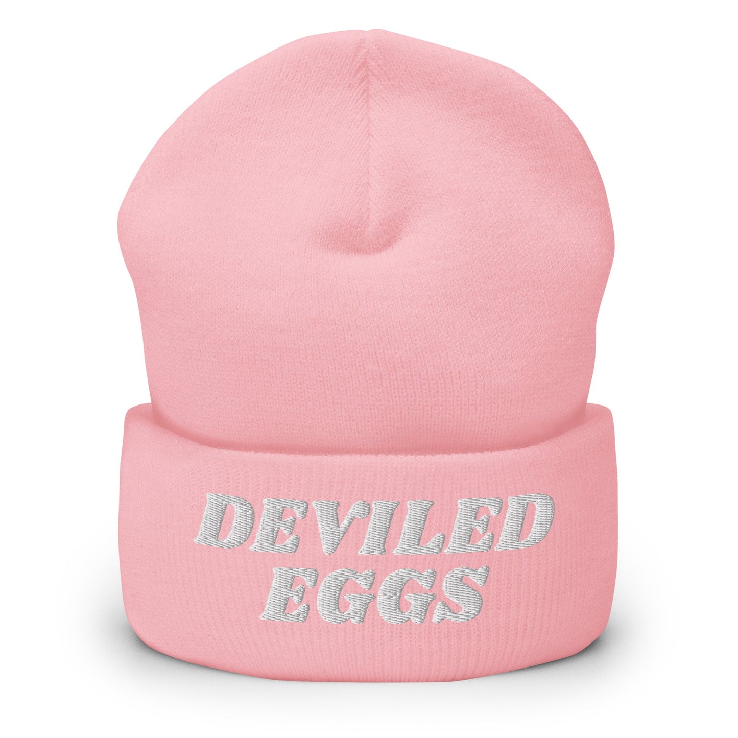 Deviled Eggs Cuffed Beanie - ninanush