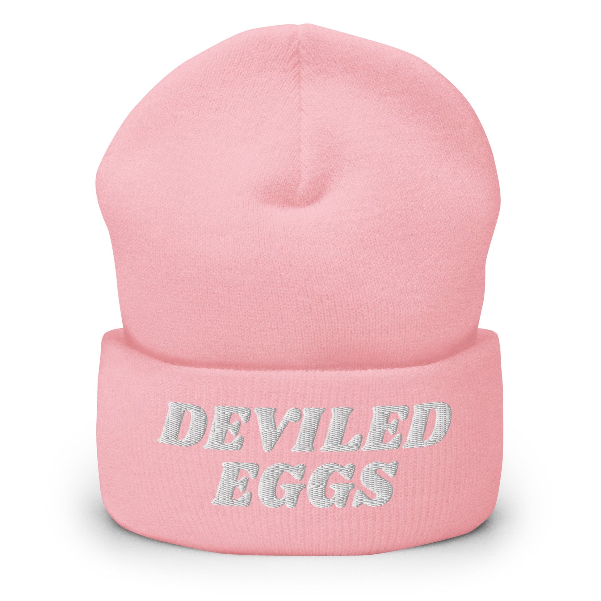 Deviled Eggs Cuffed Beanie - ninanush