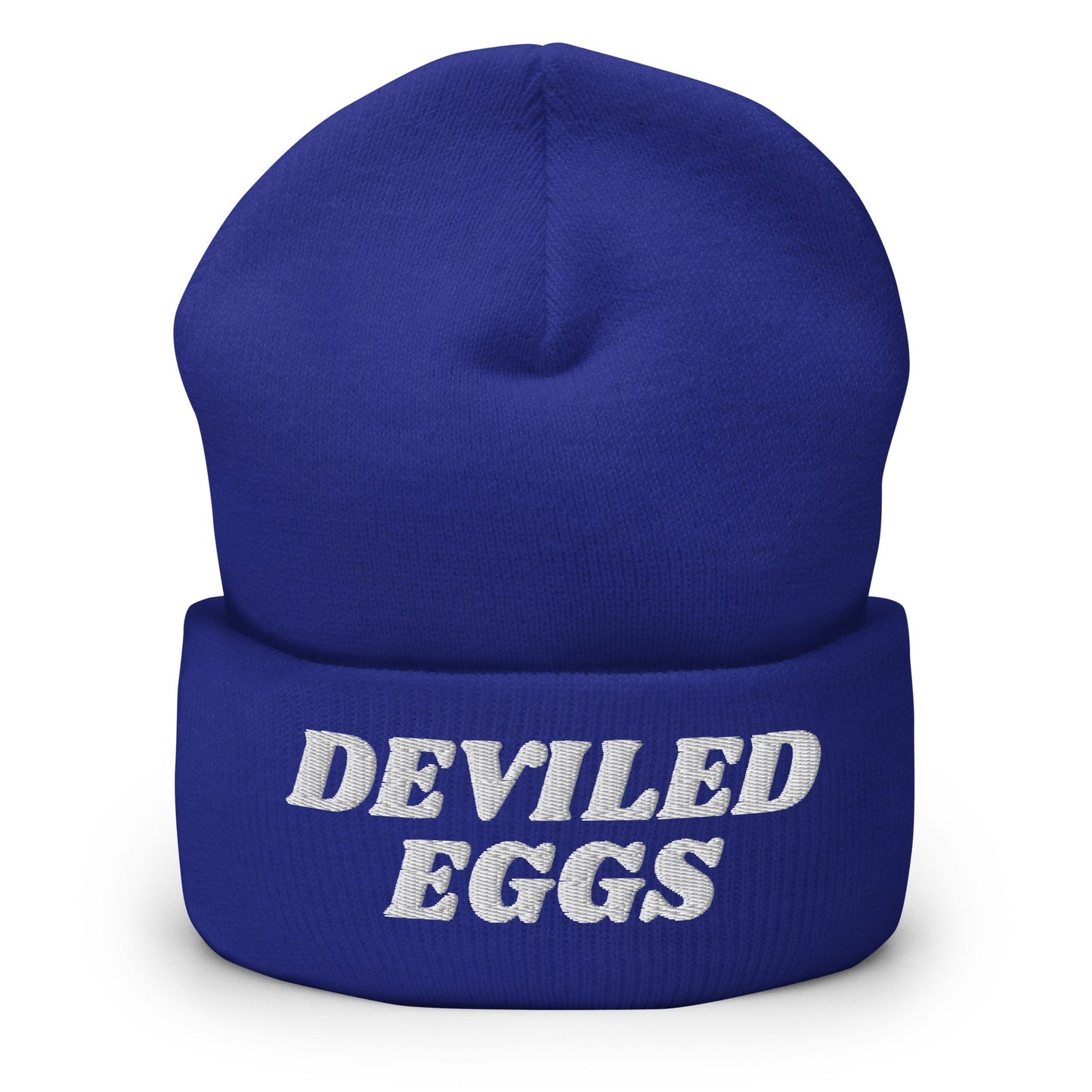 Deviled Eggs Cuffed Beanie - ninanush