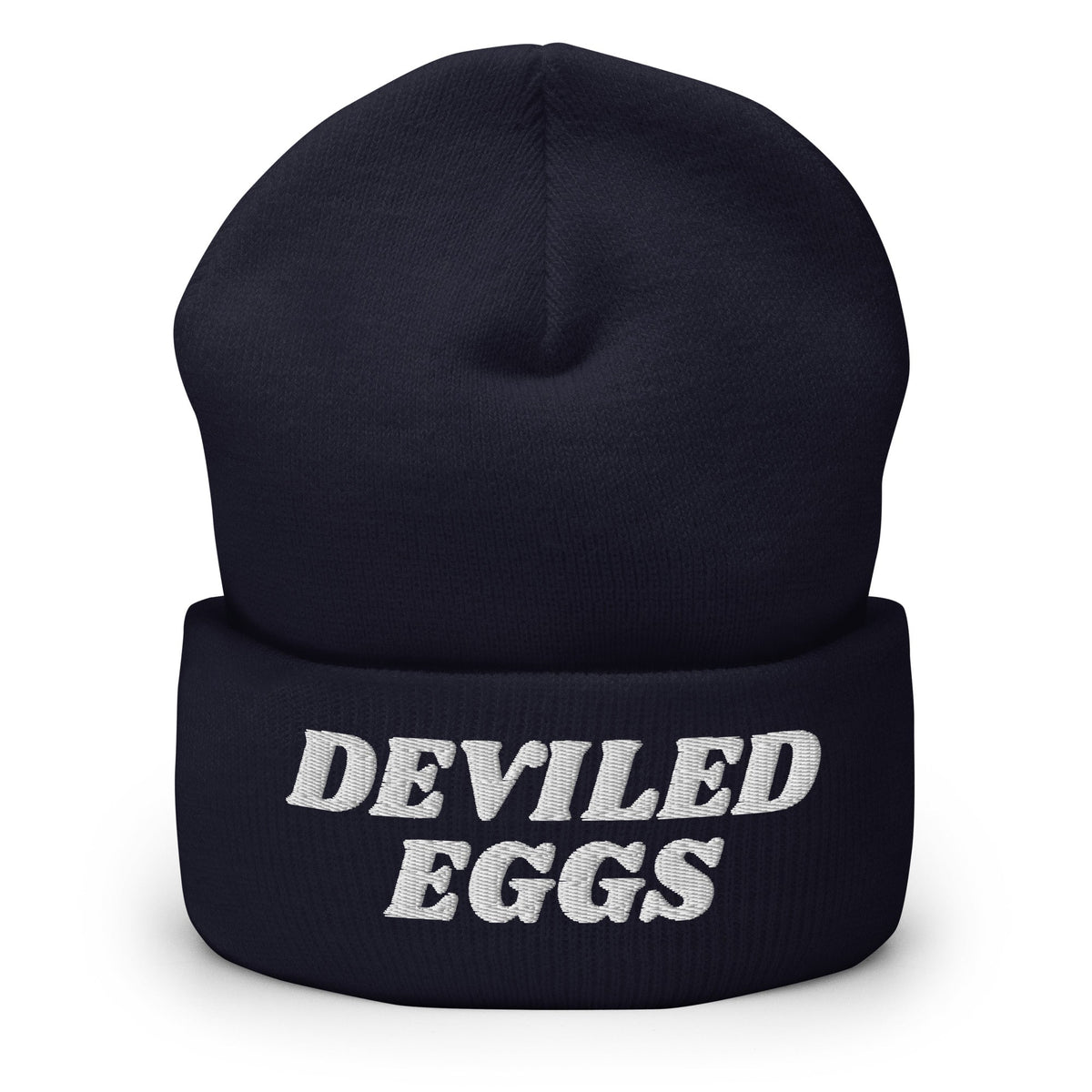 Deviled Eggs Cuffed Beanie - ninanush