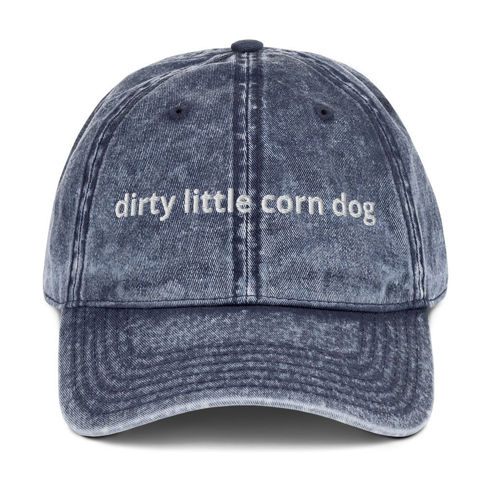 Dirty Little Corn Dog Vintage Dad Hat - ninanush