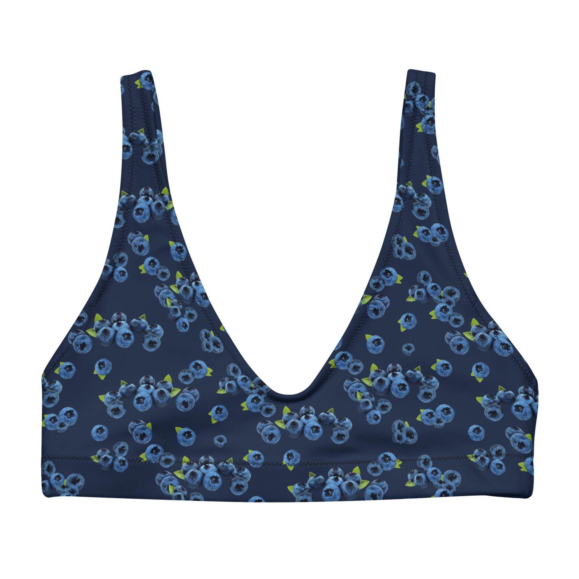 Eco Blueberries Bikini Top - ninanush