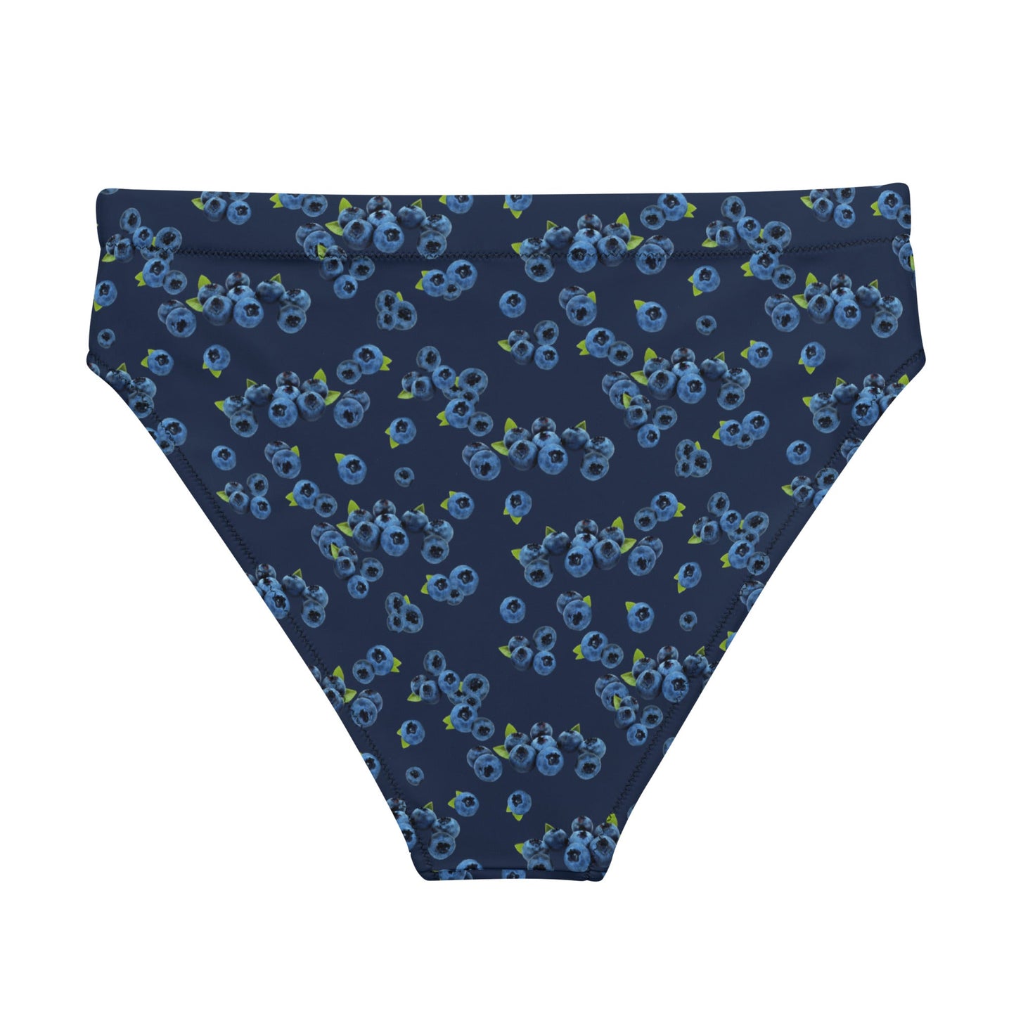 Eco Blueberries High-Waisted Bikini Bottom - ninanush