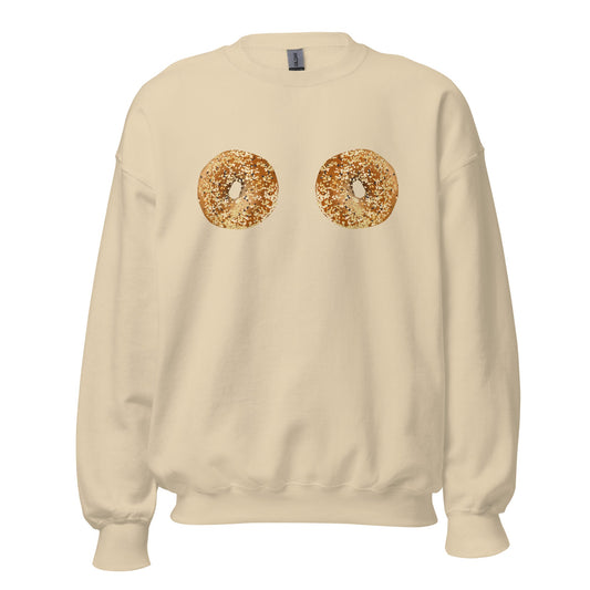 Everything Bagel Boobs Sweatshirt - ninanush