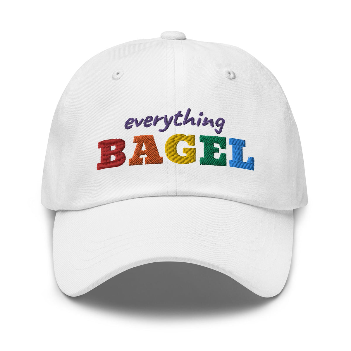 Everything Bagel Pride Dad Hat - ninanush