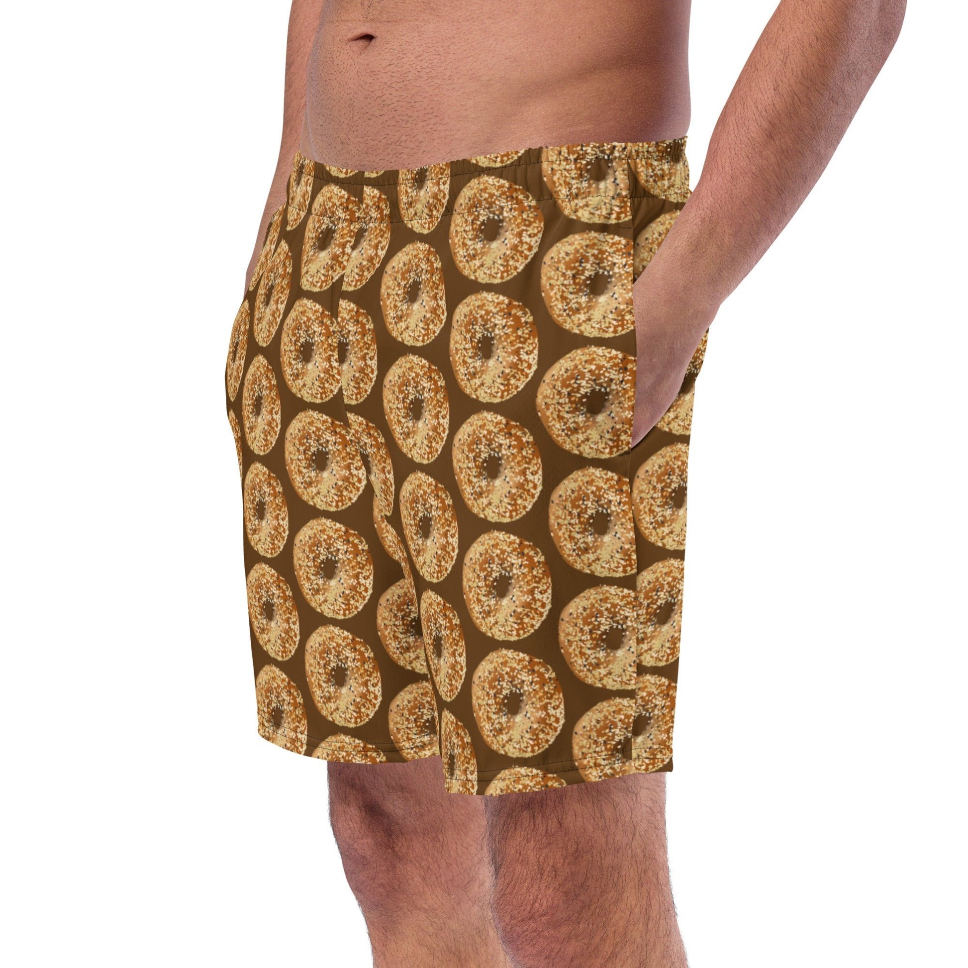 Everything Bagels Recycled Swim Trunks - ninanush