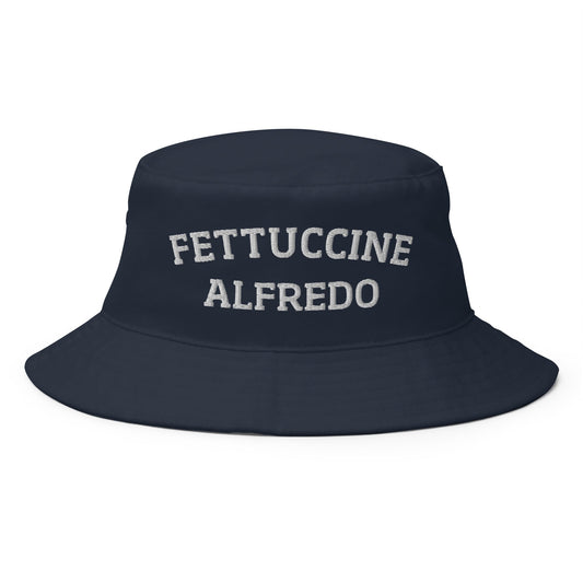 Fettuccine Alfredo Bucket Hat Varsity Style - ninanush