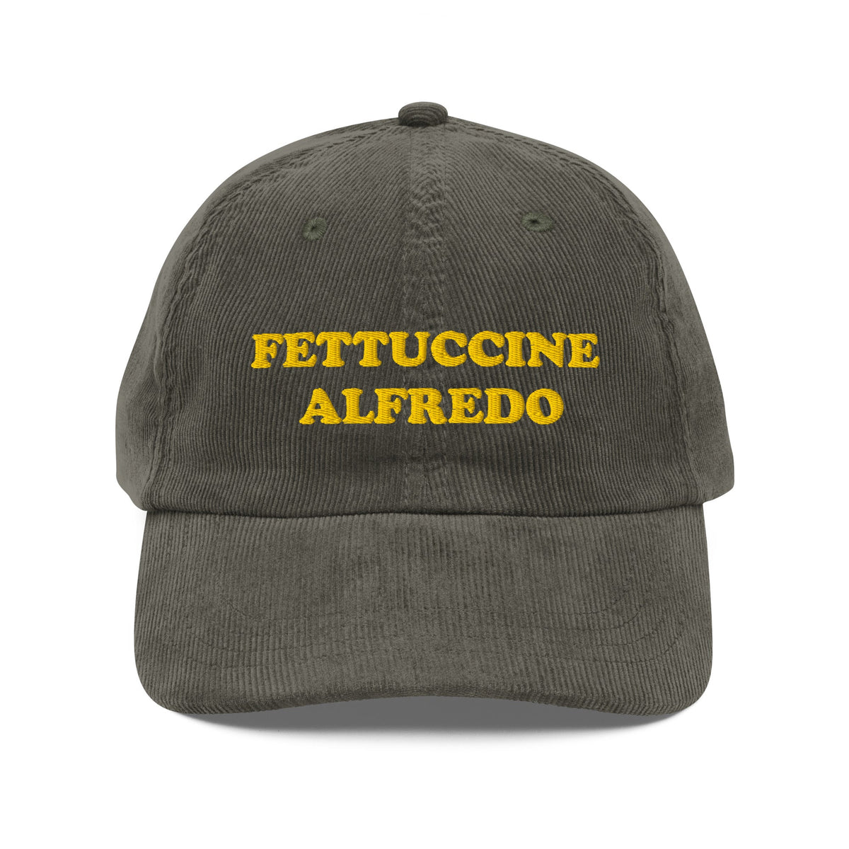 Fettuccine Alfredo Corduroy Hat - ninanush