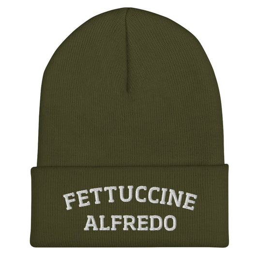 Fettuccine Alfredo Cuffed Beanie Hat - ninanush