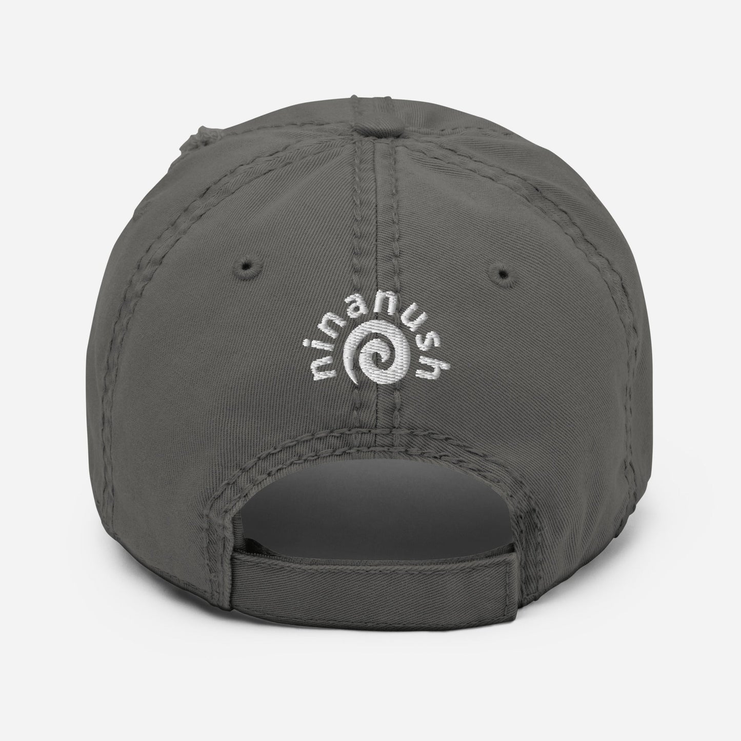 Fettuccine Alfredo Distressed Dad Hat - ninanush