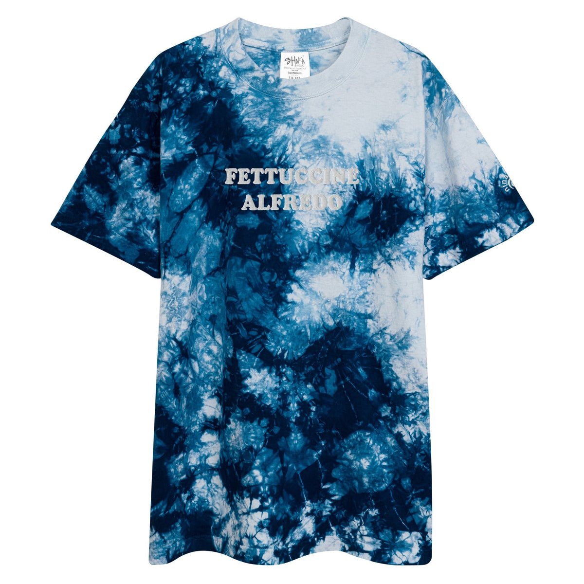 Fettuccine Alfredo Oversized Tie-Dye T-shirt - ninanush