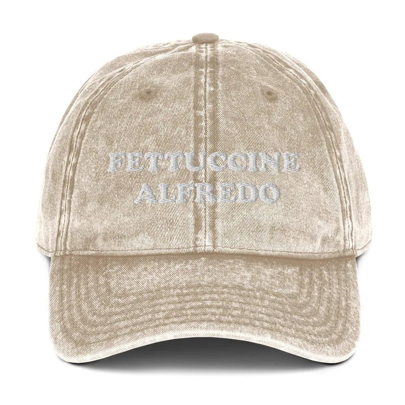 Fettuccine Alfredo Vintage Dad Hat - ninanush