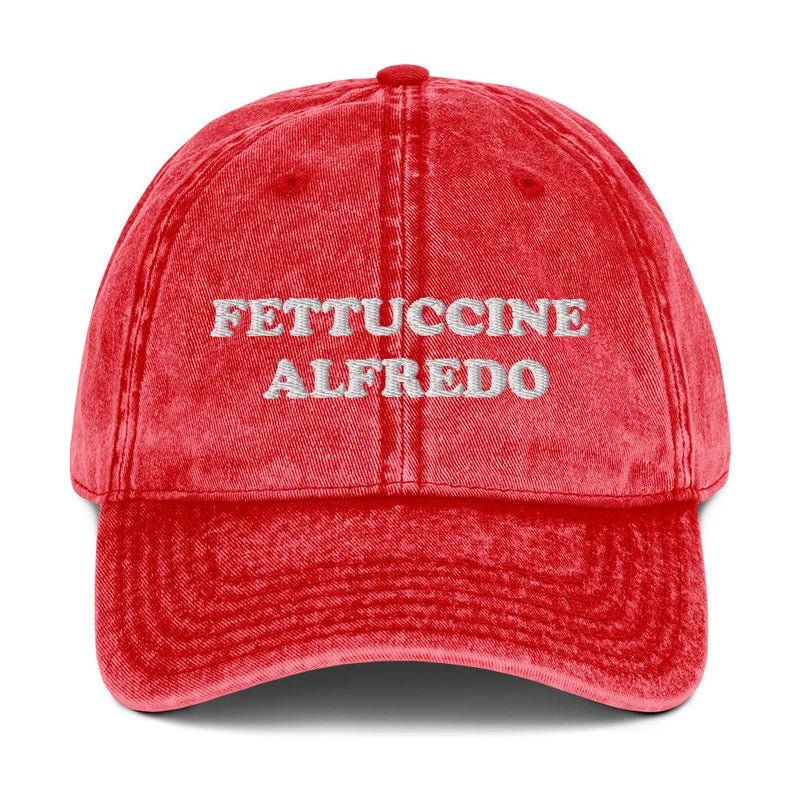 Fettuccine Alfredo Vintage Dad Hat - ninanush