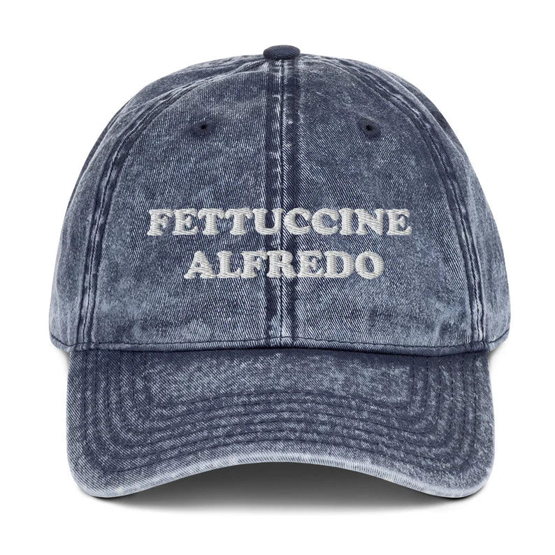 Fettuccine Alfredo Vintage Dad Hat - ninanush