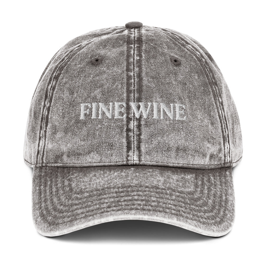 Fine Wine Vintage Dad Hat - ninanush