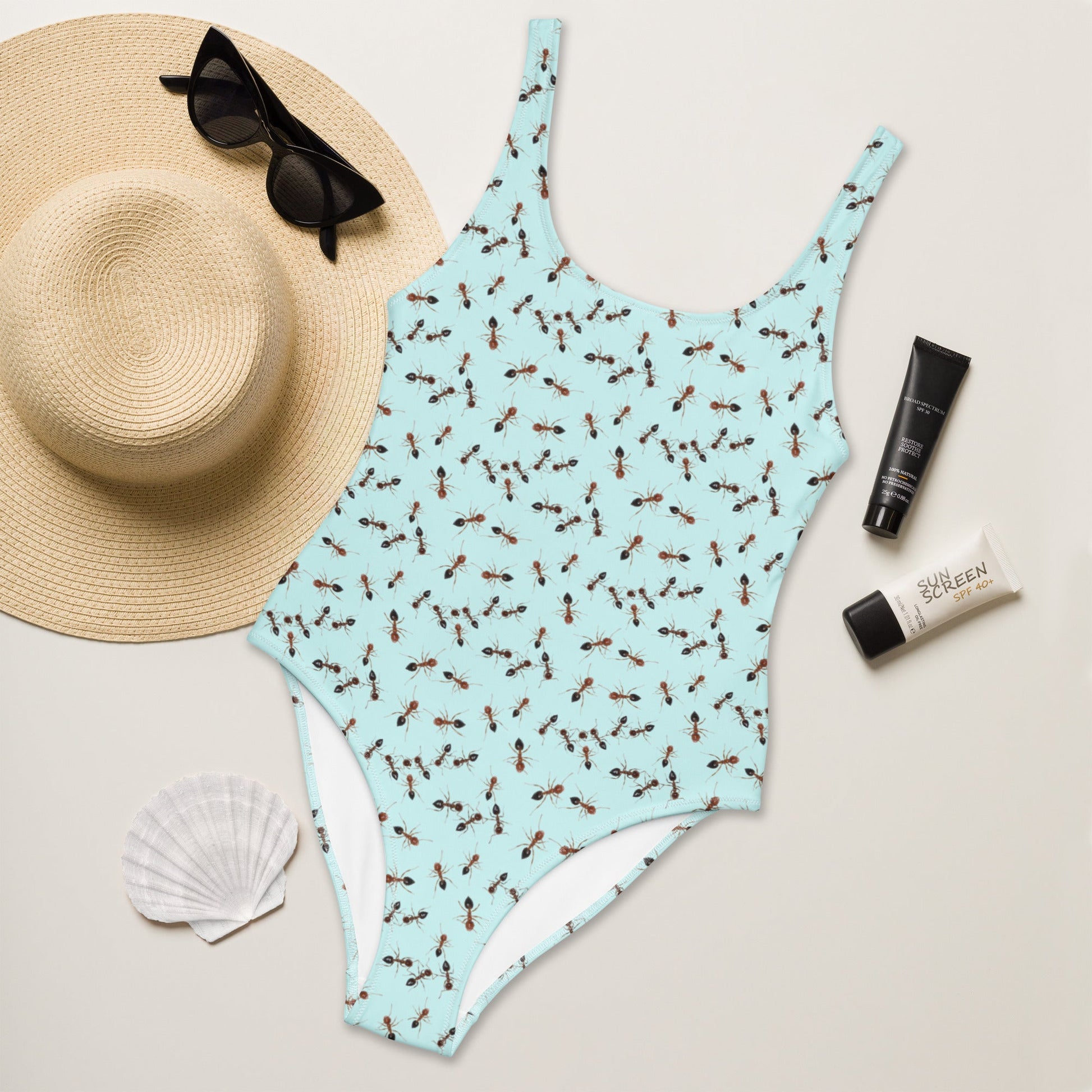 Fire Ant One-Piece Swimsuit - ninanush