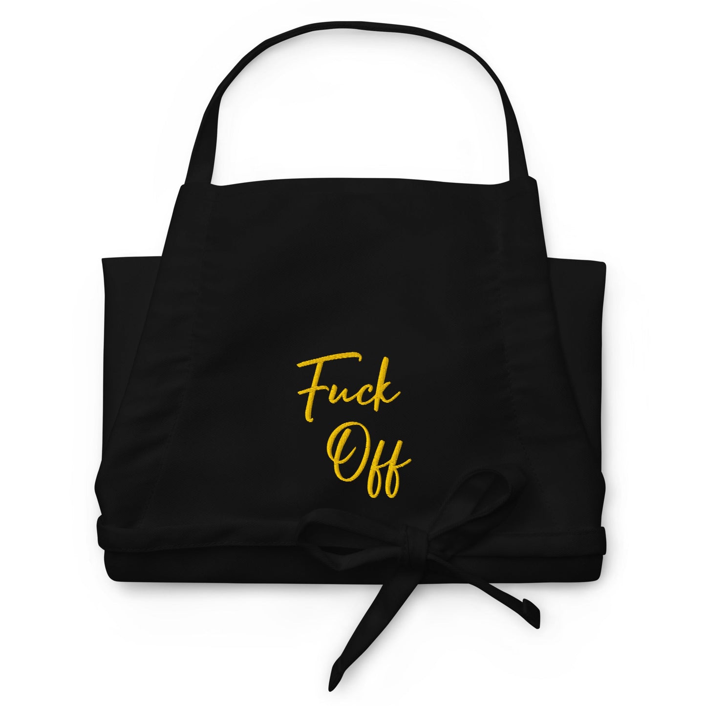 Fuck Off Embroidered Apron - ninanush