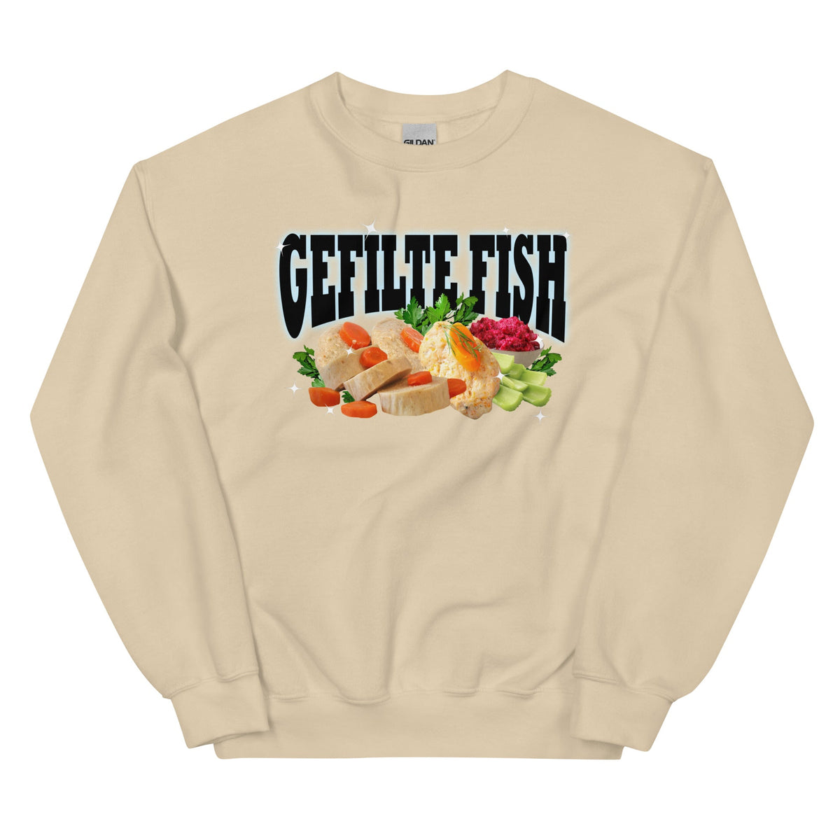 Funky Gefilte Fish Sweatshirt - ninanush