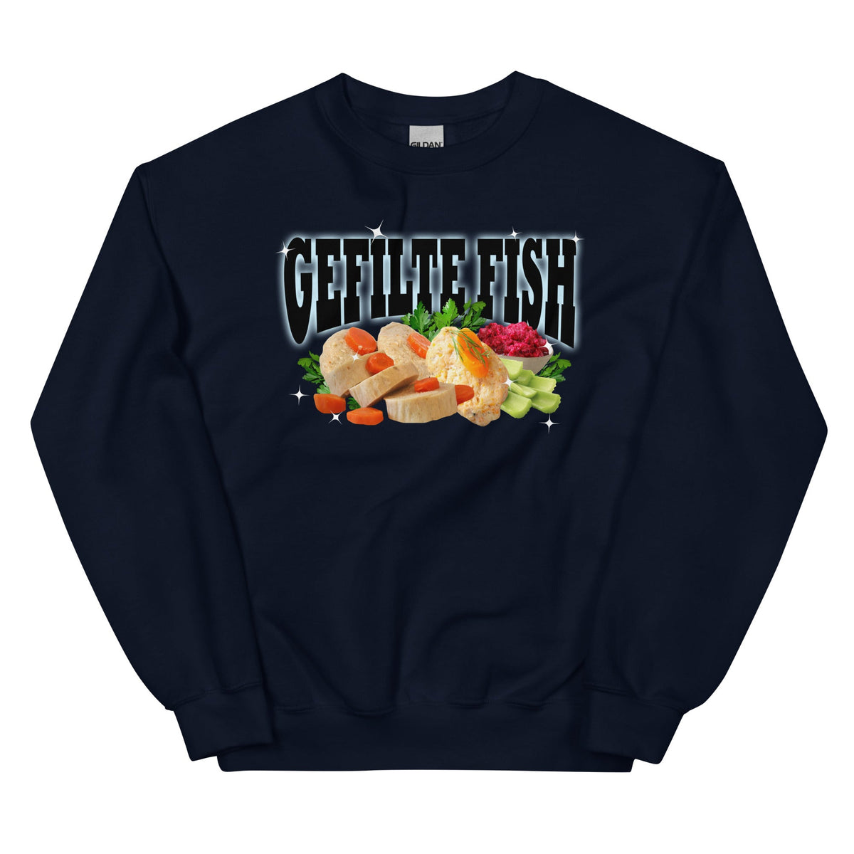 Funky Gefilte Fish Sweatshirt - ninanush