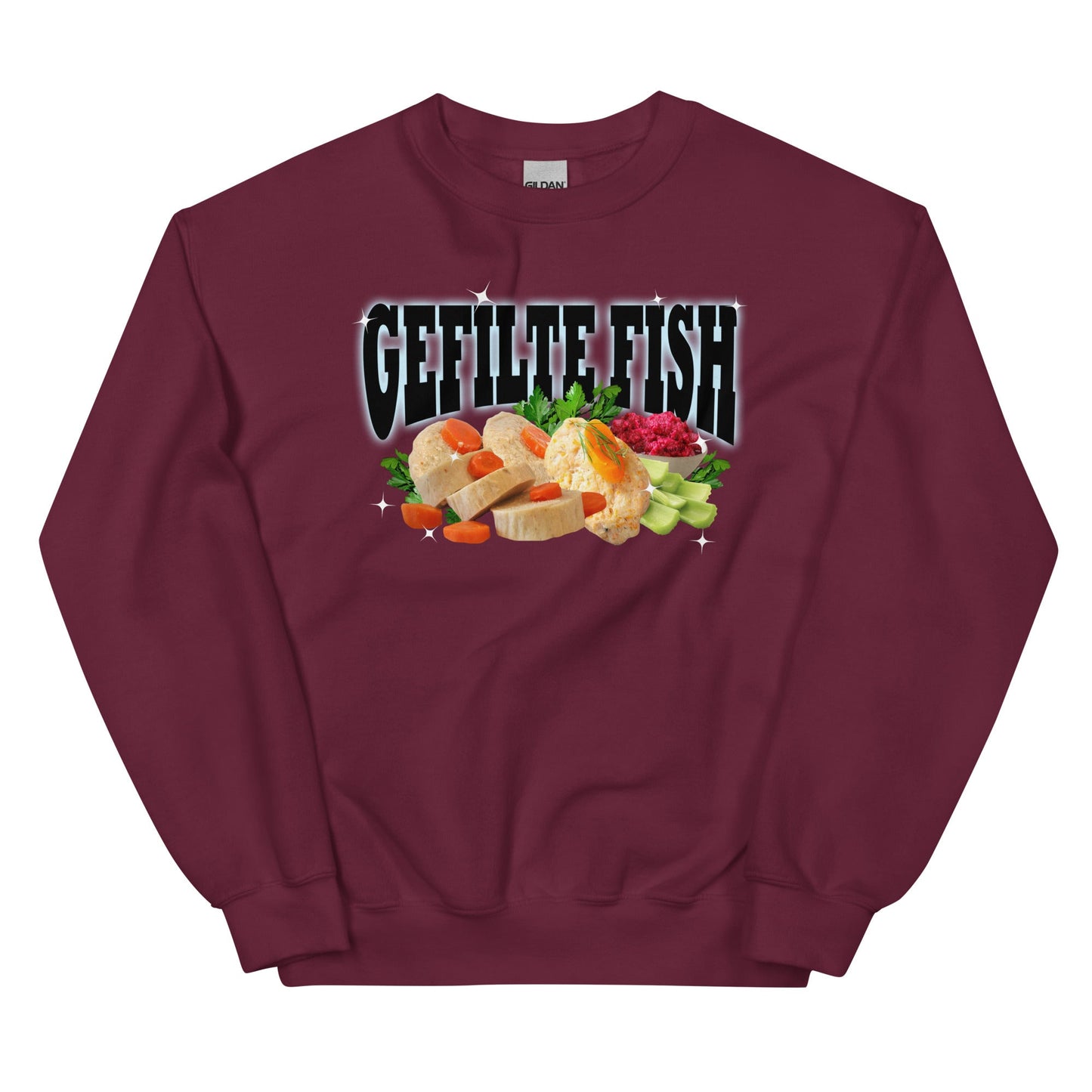 Funky Gefilte Fish Sweatshirt - ninanush