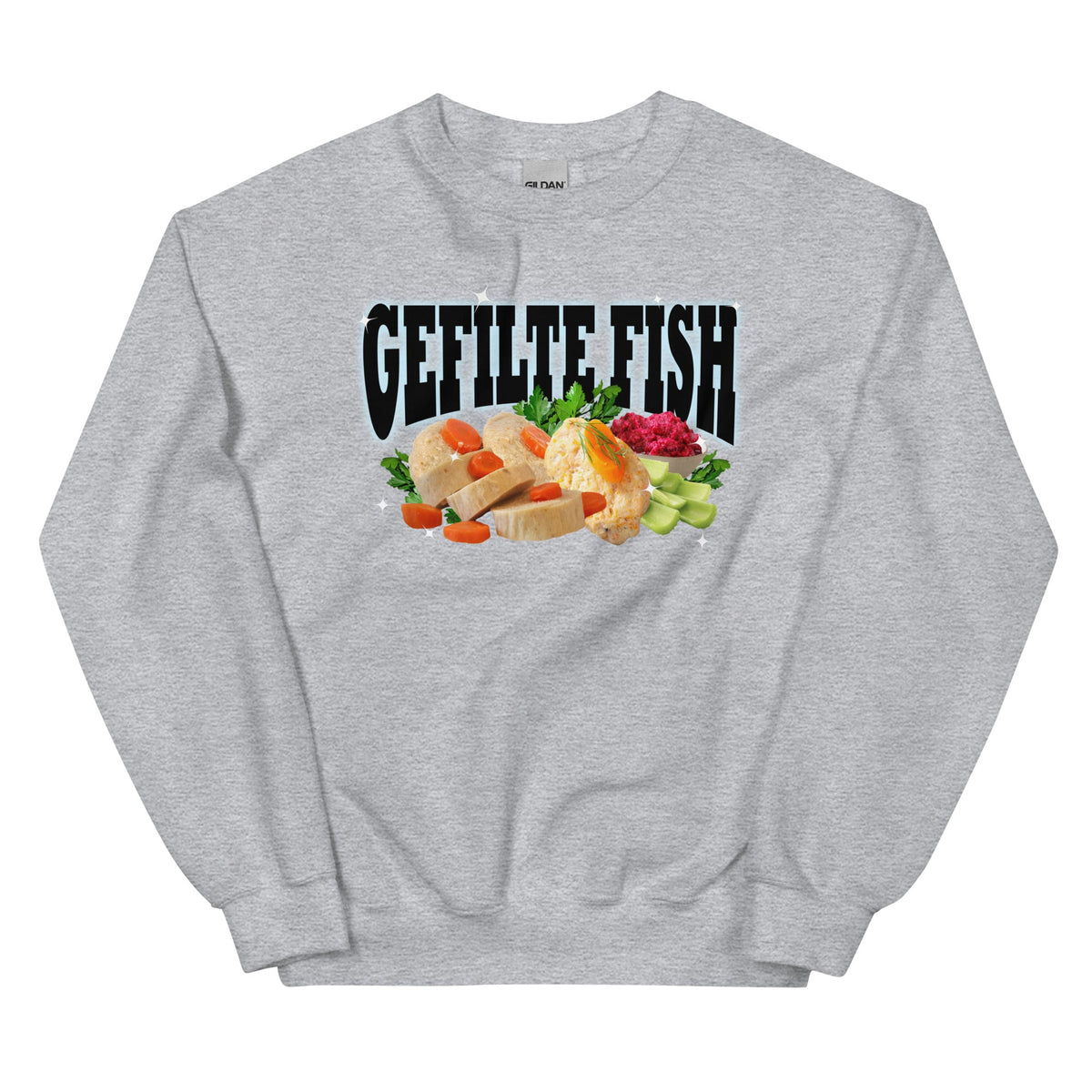 Funky Gefilte Fish Sweatshirt - ninanush