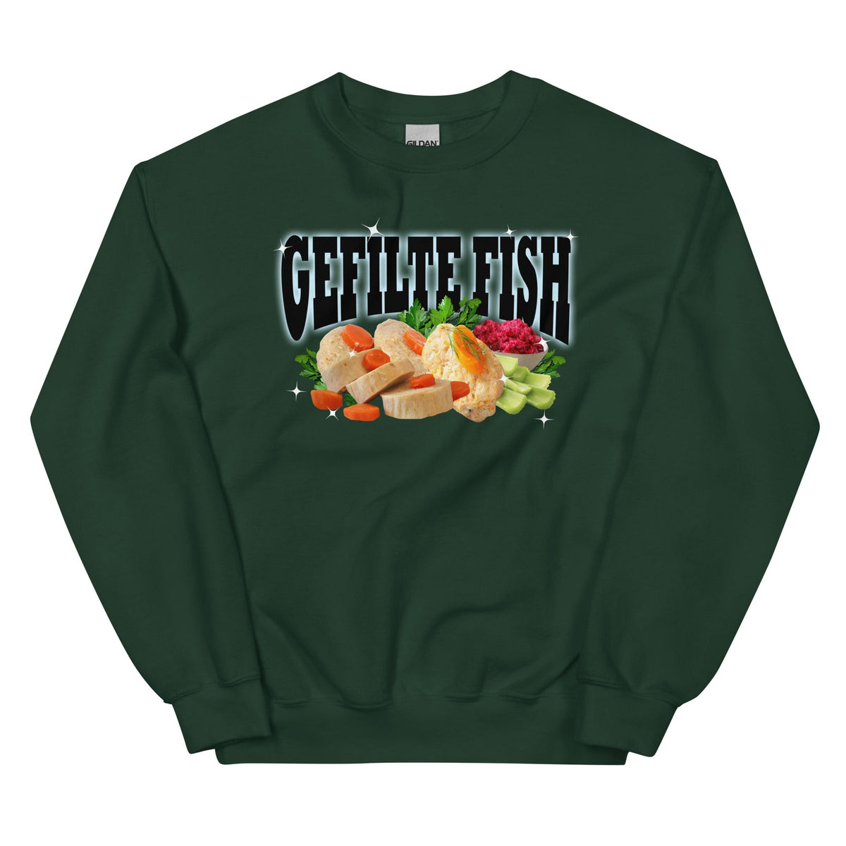 Funky Gefilte Fish Sweatshirt - ninanush