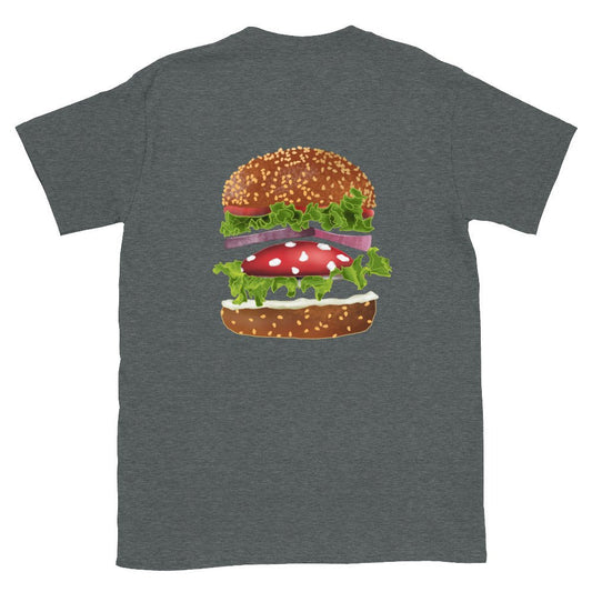Funky Mushroom Burger T-Shirt - ninanush