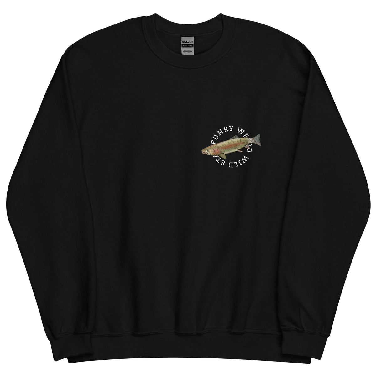 Funky New England Rainbow Trout Sweatshirt - ninanush