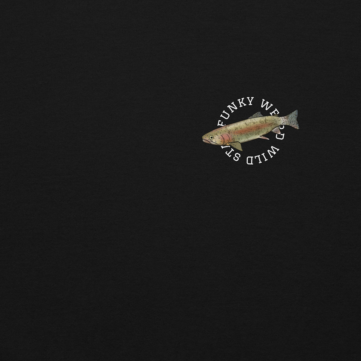 Funky New England Rainbow Trout Sweatshirt - ninanush