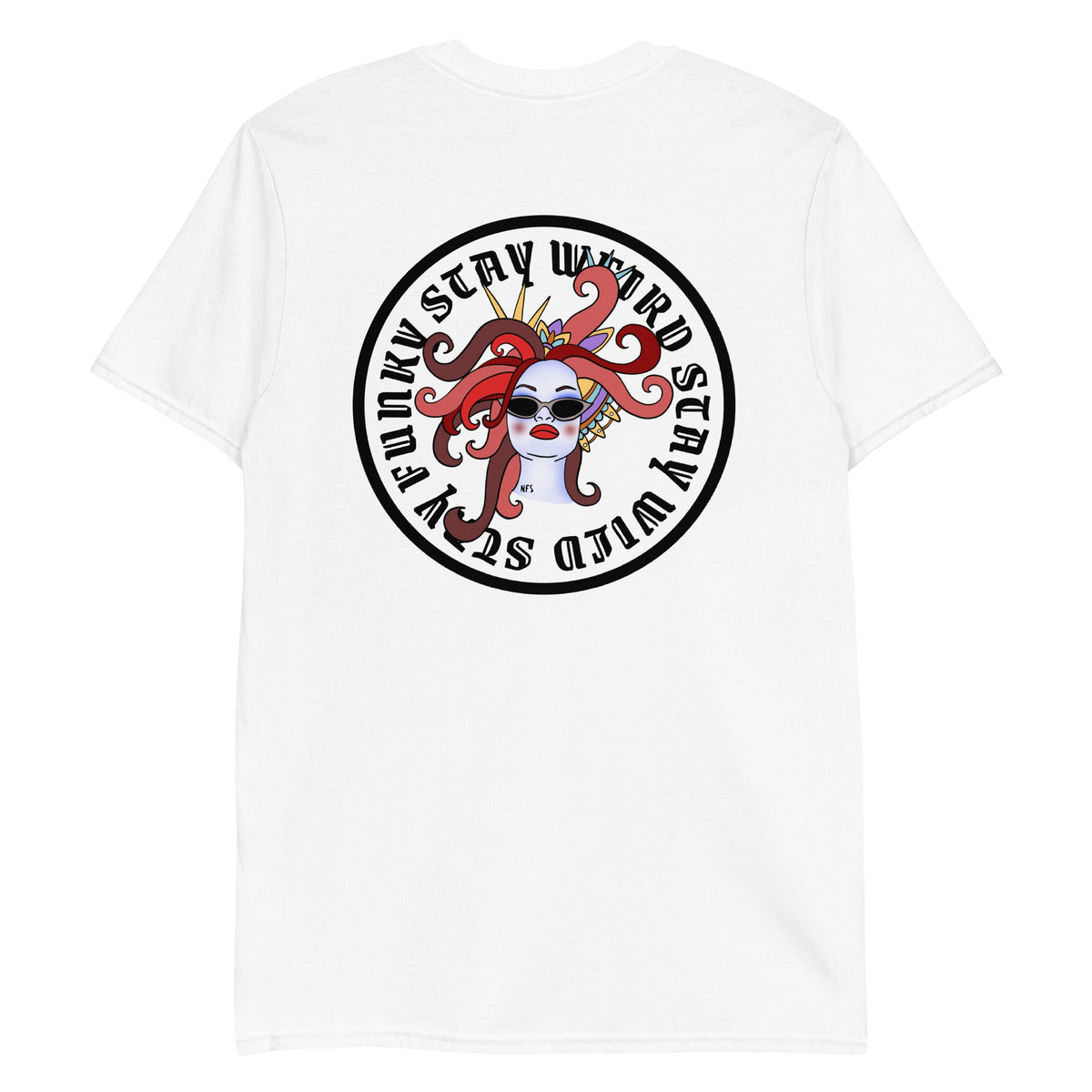 Funky Weird Wild Face T-Shirt - ninanush