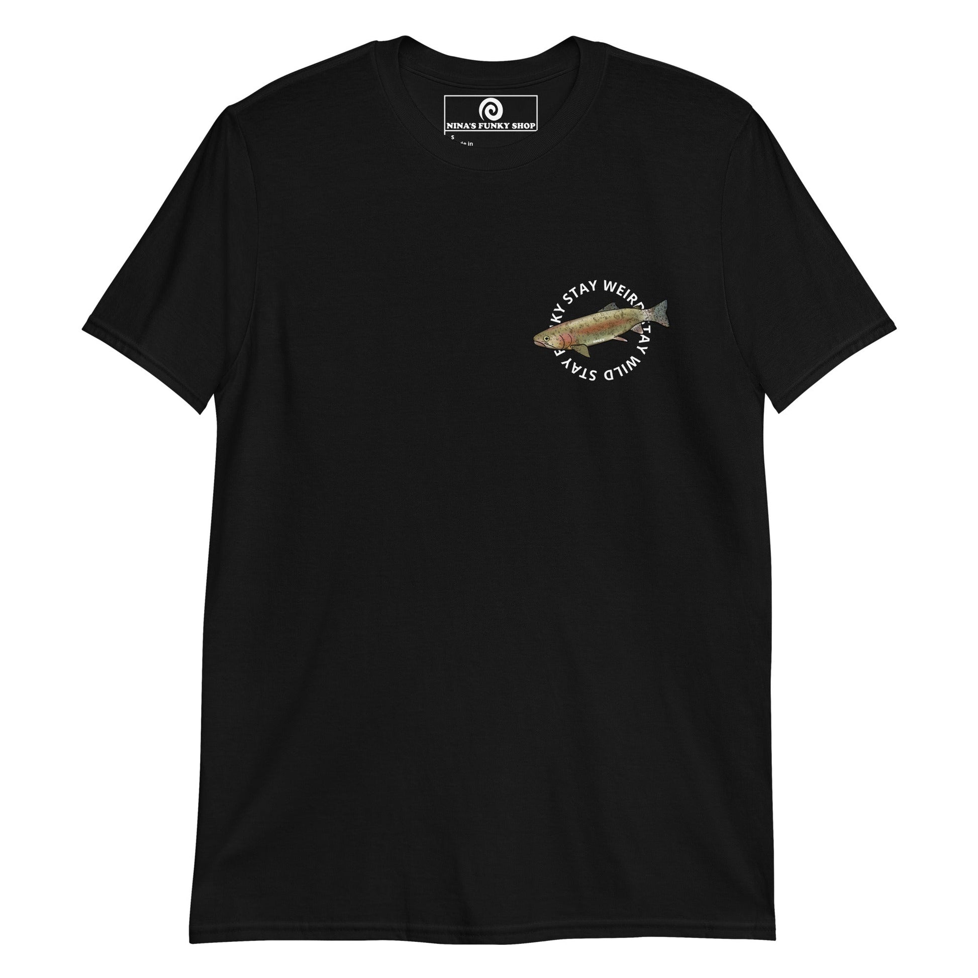 Funky Weird Wild Rainbow Trout T-Shirt - ninanush