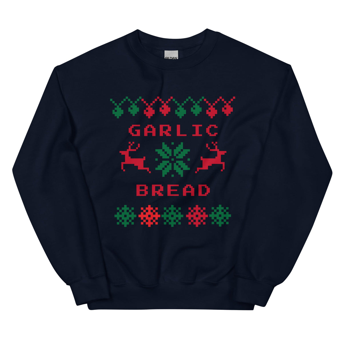Garlic Bread Christmas Sweatshirt - ninanush