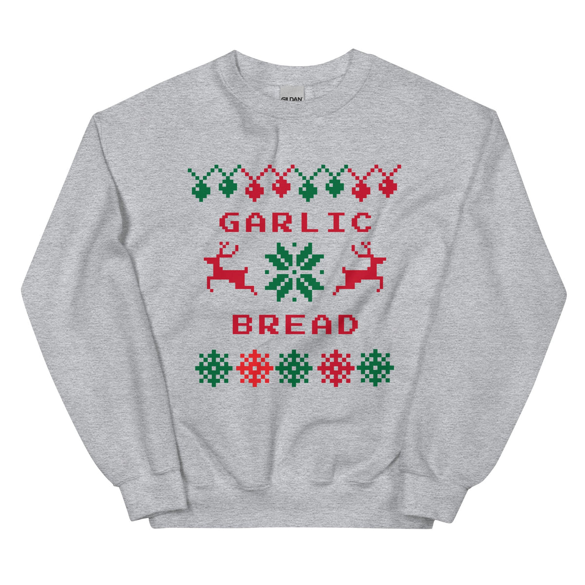 Garlic Bread Christmas Sweatshirt - ninanush
