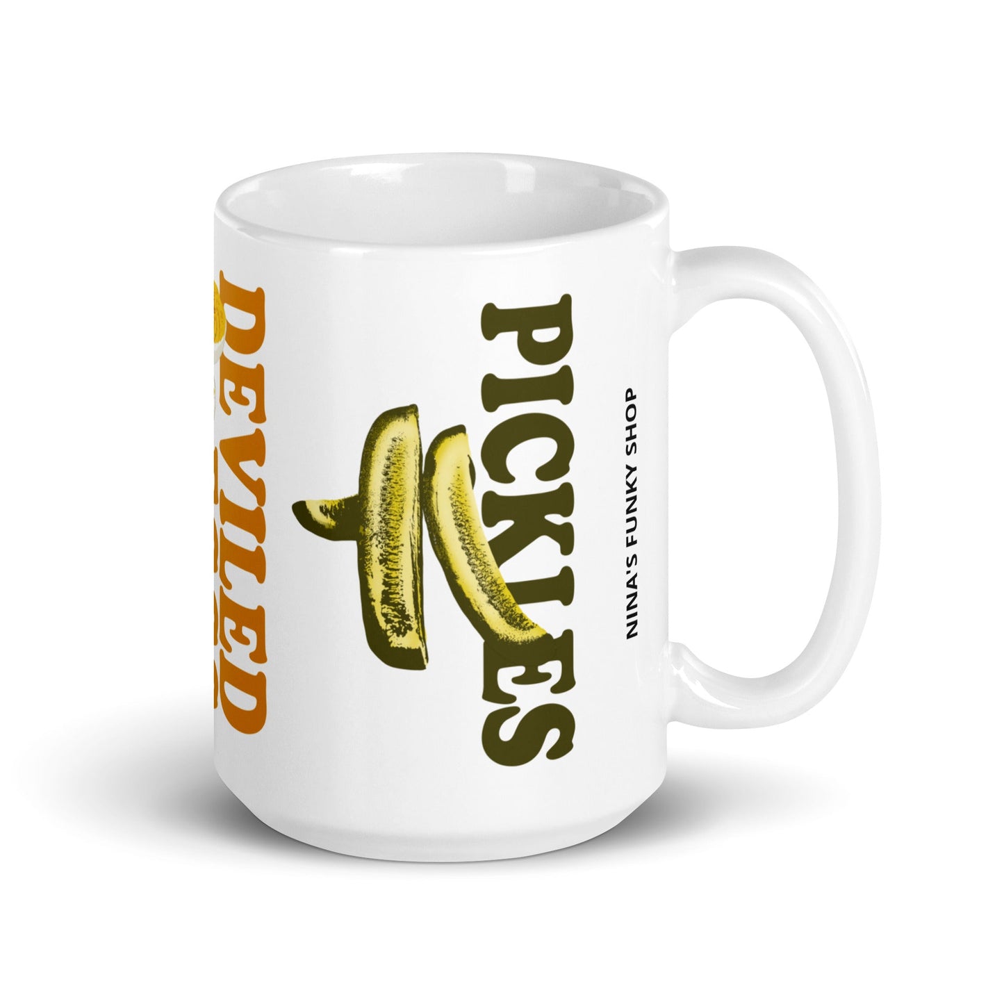 Garlic Deviled Eggs Pickles Mug - ninanush