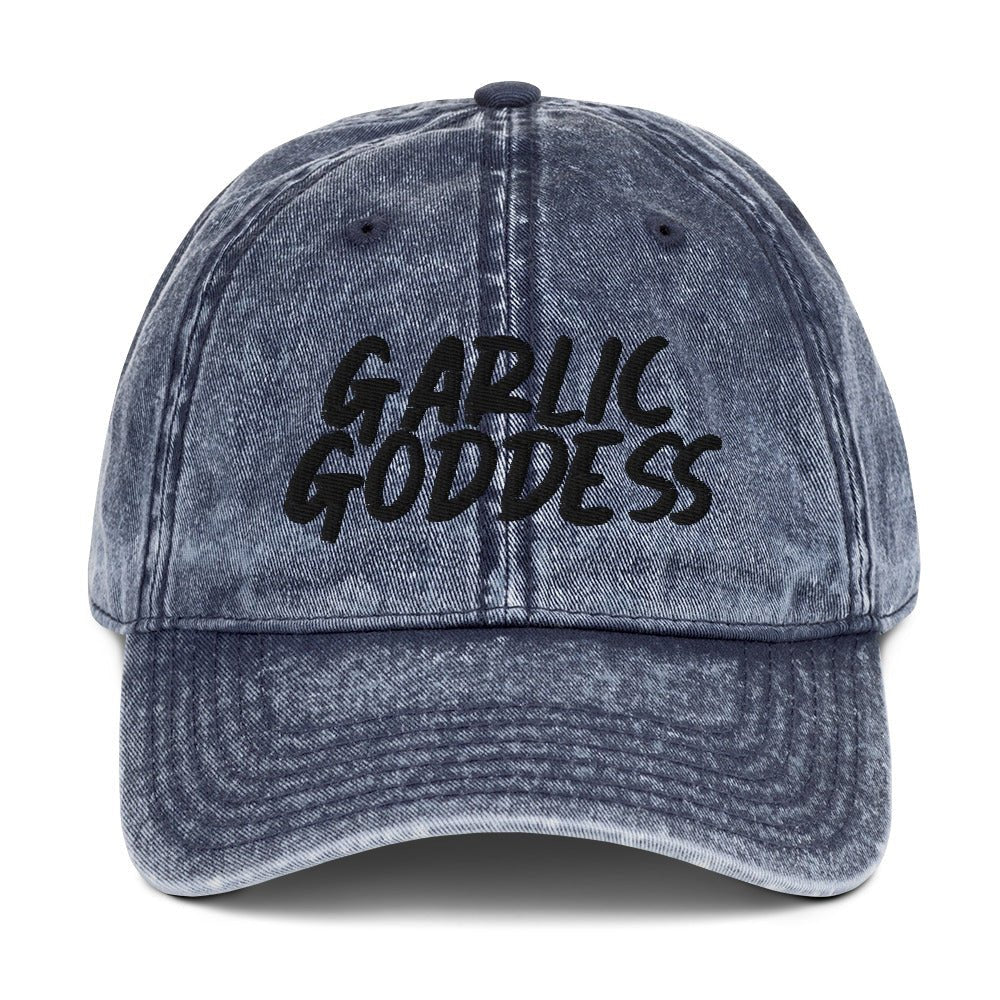 Garlic Goddess Vintage Dad Hat - ninanush